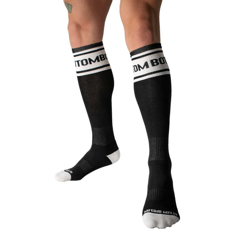 Barcode Berlin Chaussettes hautes Identity Bottom Noires